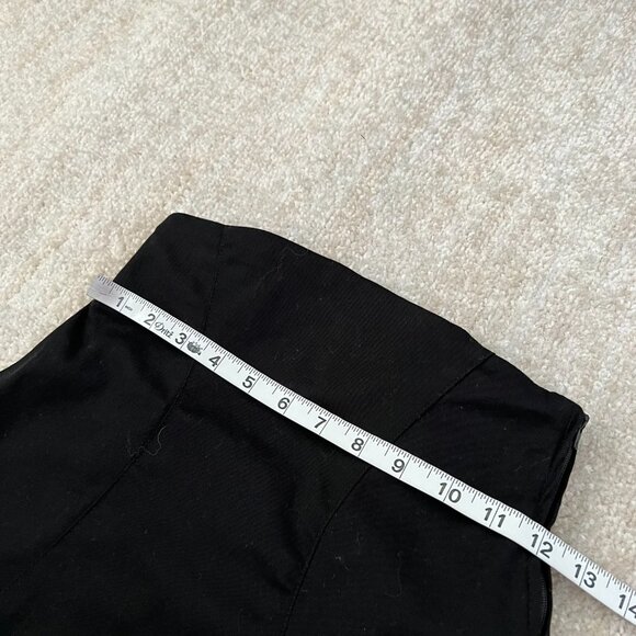 Elegant Black Lace Trim Skirt - Picture 7 of 11